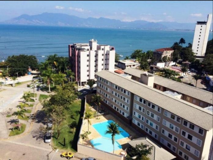 Apartamento Dona Frida Prainha Com Wifi Pe Na Areia Caraguatatuba Exterior foto