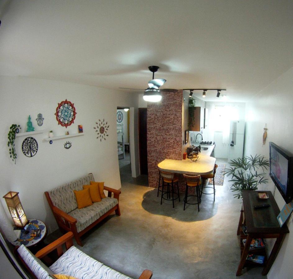 Apartamento Dona Frida Prainha Com Wifi Pe Na Areia Caraguatatuba Exterior foto